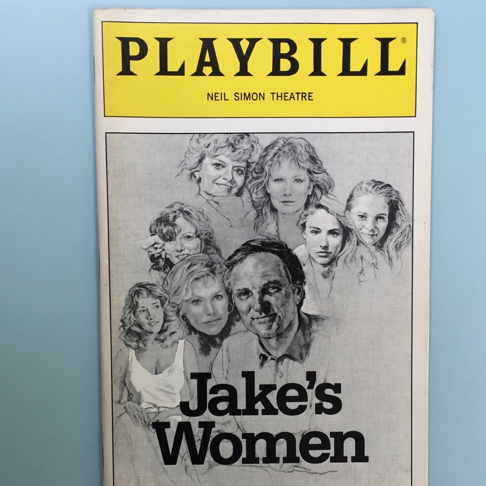Playbill Jake's Women Alan Alda  Tracy Pollan 1992
